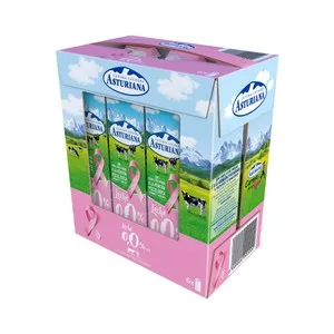 Central Lechera Asturiana Leche de Vaca Desnatada (0,0% Materia Grasa) de Origen Español 6 X 1 L. 6000 ML