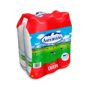 Central Lechera Asturiana Leche de Vaca Entera de Origen Español 6 X 2.2 L. 13200 ML