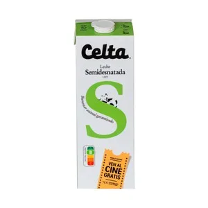 Celta Leche de Vaca Semidesnatada con Bienestar Animal Garantizado 1.5 L. 1500 ML
