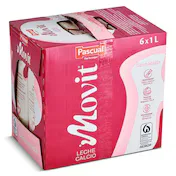 Leche Desnatada Calcio Pascual Movit Pack 6 X 1 L