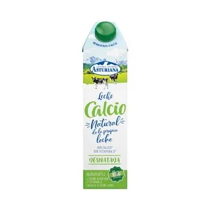 Central Lechera Asturiana Leche Desnatada de Vaca, Enriquecida con Calcio 1 L. 1000 ML