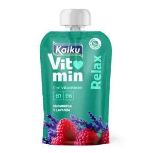 Leche Desnatada Fermentada con Frambuesa Sabor a Lavanda Kaiku Vitamin sin Lactosa 110 G.