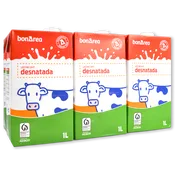 Leche Desnatada Paq. de 6 Brics