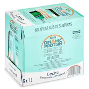 Leche Desnatada sin Lactosa Dinamic Protein Pascual Pack 6 X 1 L