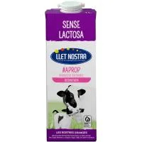 Leche Desnatada sin Lactosa Llet Nostra, Brik 1 Litro