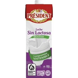 Leche Desnatada sin Lactosa President