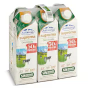 Leche Desnatada Suprema Central Lechera Asturiana Pack 6 X 1 L