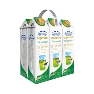 Central Lechera Asturiana Leche Desnatada Ultrafiltrada y sin Lactosa  Suprema 6 X 1 L. 6000 ML