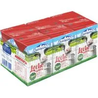 Leche Entera Asturiana, Pack 6x200 Ml