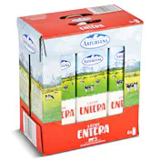 Leche Entera Central Lechera Asturiana Pack 6 X 1 L