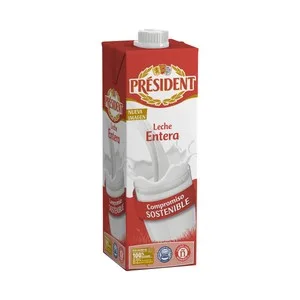 Président Leche Entera de Vaca de Origen 100% Española 1 L. 1000 ML