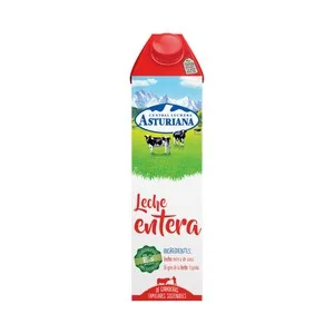 Central Lechera Asturiana Leche Entera de Vaca, de Origen Español 1 L. 1000 ML