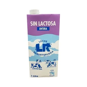 L.r. Leche Entera de Vaca, sin Lactosa 1l. 1000 ML