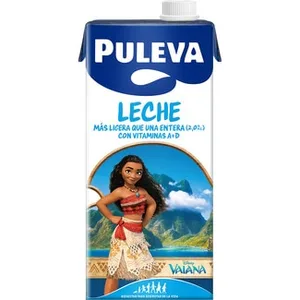 Leche Entera Disney Más Ligera que una Entera 2% Materia Grasa y Vitaminas a + D Puleva