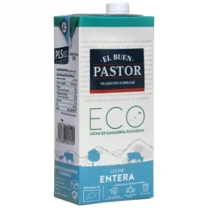Leche Entera Ecológica el Buen Pastor Brik 1 L.