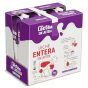 Leche Entera sin Lactosa Dia Láctea Pack 6 X 1 L