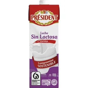 Leche Entera sin Lactosa President