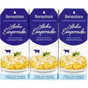 Leche Evaporada Pack de 3 3 X 200 Ml