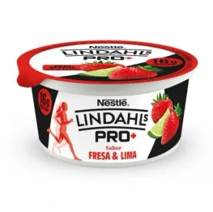 Leche Fermentada de Proteínas Sabor Fresa y Lima Lindahls Pro+ Nestlé 160 G.