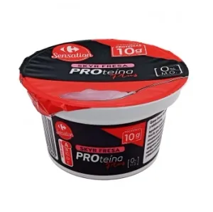 Leche Fermentada Desnatada Sabor Fresa Skyr Carrefour Sensation 150 G.