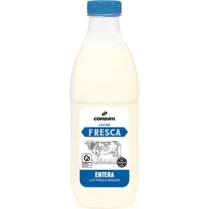 Leche Fresca Entera Botella 1 L