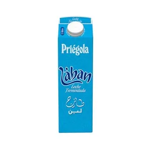 Laban Leche Fresca Parcialmente Desnatada, Pasteurizada y con Fermentos Lácticos 1 L. 1000 ML