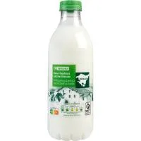 Leche Fresca Semidesnatada País Vasco Eroski, Botella 1 Litro