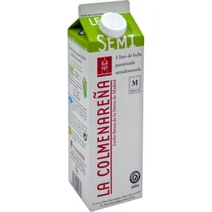 Leche Fresca Semidesnatada Pasteurizada la Colmenareña