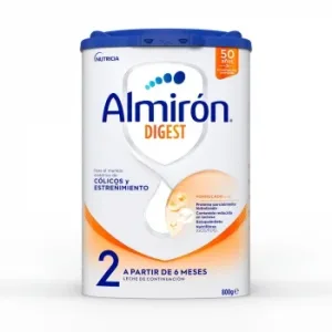 Leche Infantil de Continuación desde 6 Meses en Polvo Almirón Digest Lata 800 G.