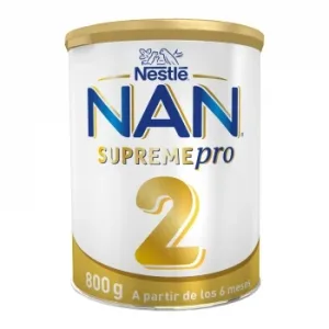 Leche Infantil de Continuación desde 6 Meses Nestlé Nan Supreme Pro 2 Lata 800 G.