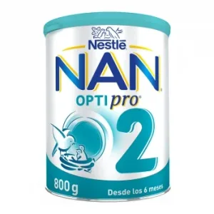 Leche Infantil de Continuación desde los 6 Meses en Polvo Nestlé Nan Optipro 2 Lata 800 G.