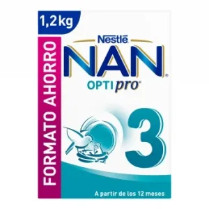 Leche Infantil de Crecimiento desde los 12 Meses en Polvo Nestlé Nan Optipro 3 1200 G.