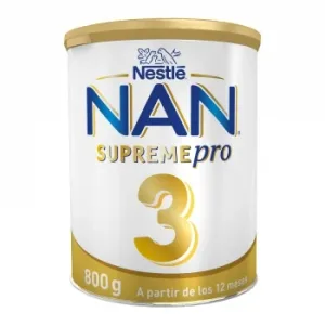 Leche Infantil de Crecimiento desde los 12 Meses en Polvo Nestlé Nan Supreme Pro 3 Lata 800 G.