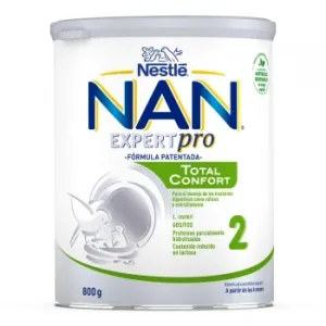 Leche Infantil desde 6 Meses en Polvo Nestlé Nan Expert Pro Total Confort 2 Lata 800 G.