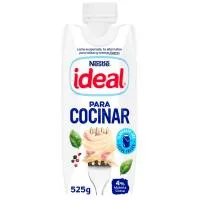 Leche Líquida Evaporizada Ideal, Brik 525 G