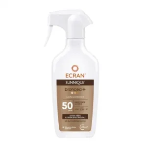 Leche Protectora Solar Spf50 Broncea+ Ecran Sunnique 270 Ml.