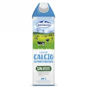 Leche Semidesnatada con Calcio Central Lechera Asturiana Brik 1 L.