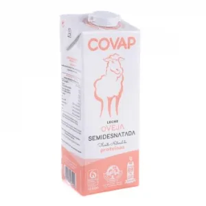 Leche Semidesnatada de Oveja Covap Brik 1 L.