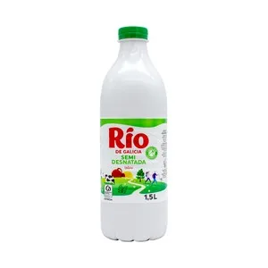 RÍO Leche Semidesnatada de Vaca, de Origen Gallego 1.5 L. 1500 ML