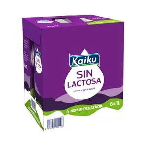 L.r. Leche Semidesnatada de Vaca, sin Lactosa 1l. 1000 ML