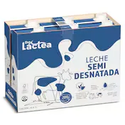 Leche Semidesnatada Dia Láctea Pack 6 X 1 L