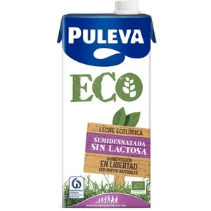 Leche Semidesnatada Ecológica sin Lactosa Puleva