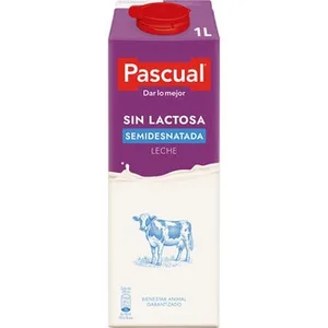 Leche Semidesnatada sin Lactosa Pascual