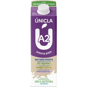 Leche Semidesnatada sin Lactosa Unicla