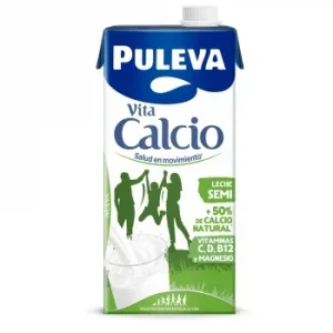Leche Semidesnatada Vita Calcio Puleva Brik 1 L.