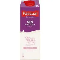 Leche sin Lactosa Desnatada Pascual, Brik 1 Litro