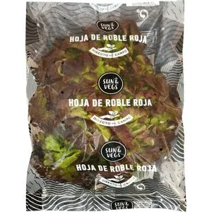 Lechuga Hoja de Roble Peso Aproximado 250 Gr 0,25 Kg