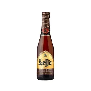 Leffe Brune  Cerveza Tipo Abadía Belga Botella 33 Cl. 330 ML