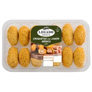 Legado Ibérico de el Pozo Croquetas con Jamón Ibérico 12 Uds. 360 G