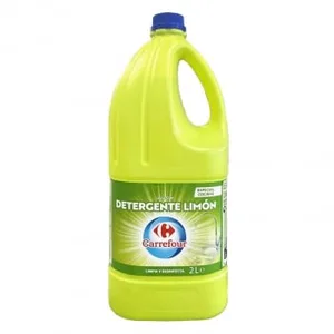 Lejía con Detergente Limón Especial Cocinas Carrefour 2 L.